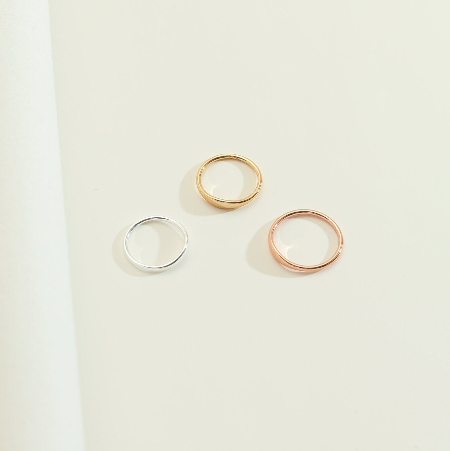Mothers Ring Set -3 Stone rings plus 2 stacking rings | Flickr