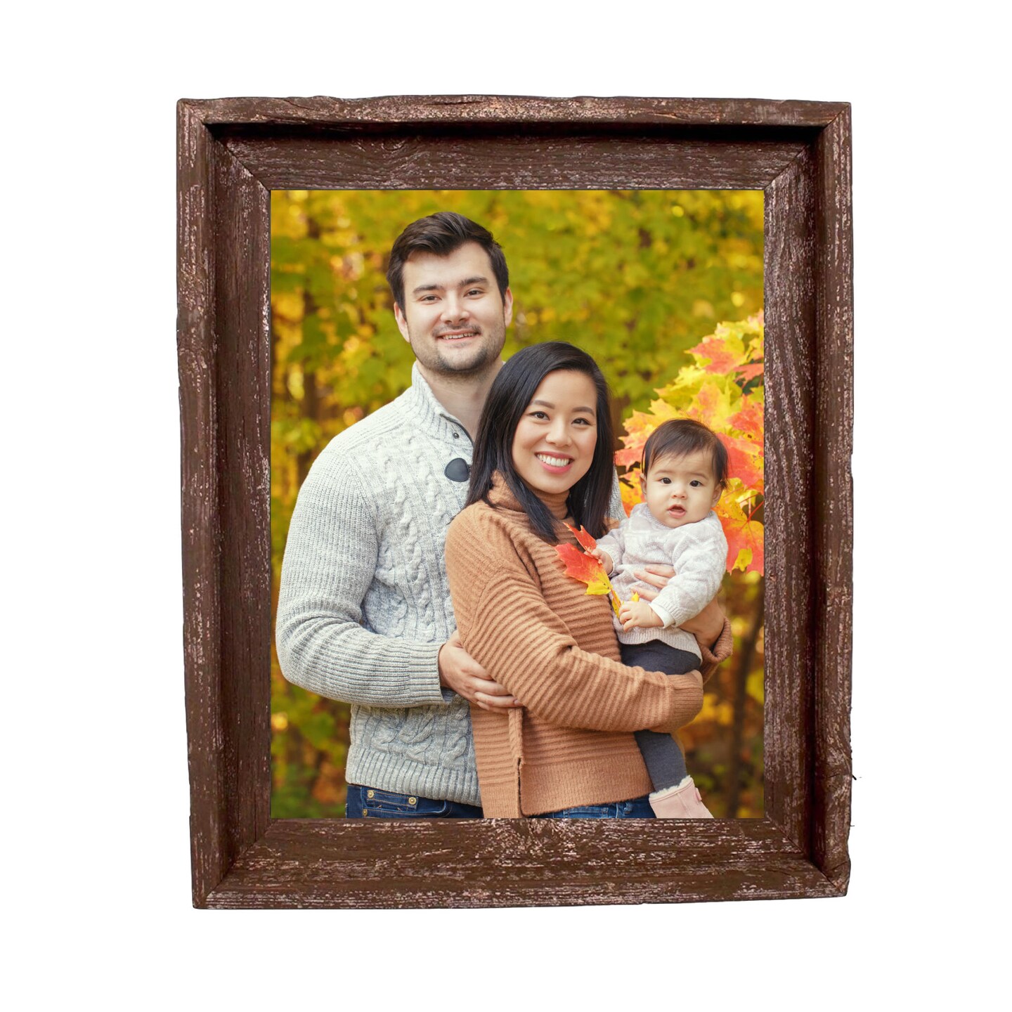 Rustic Farmhouse Signature Series 20 in. x 30 in. Reclaimed Wood Picture Frame
