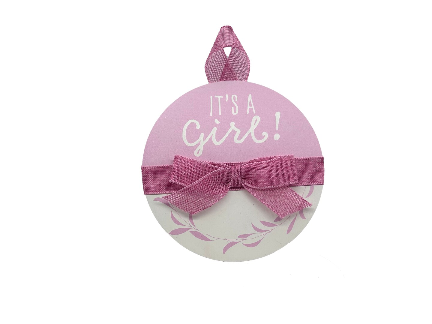 It&#x27;s a Girl Baby Door Sign