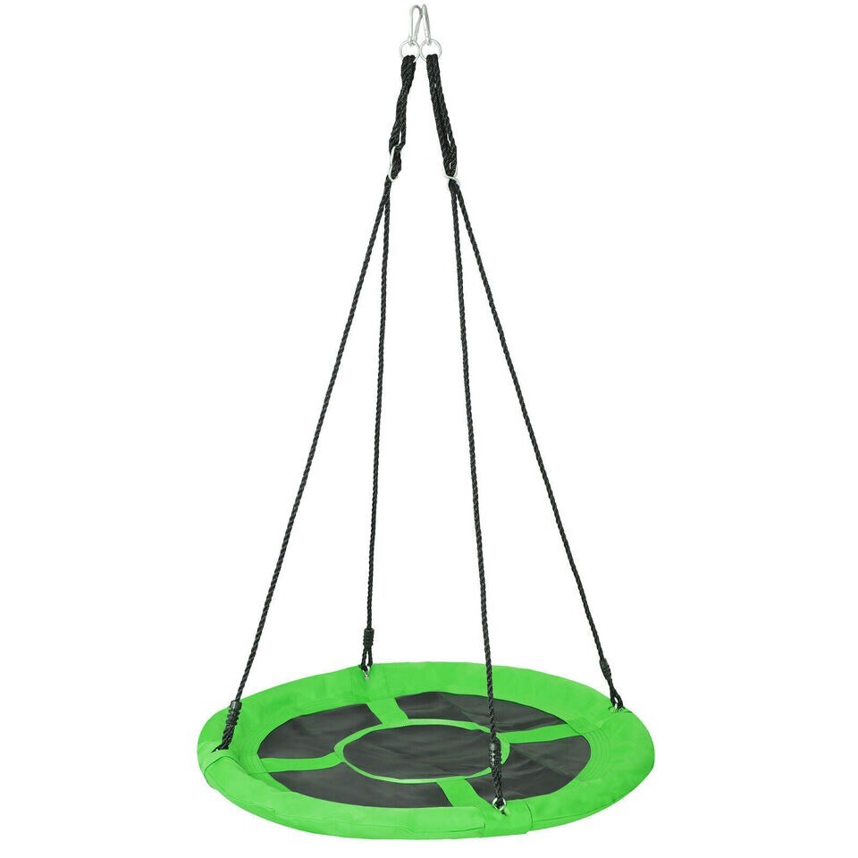 40'' Kids Spider Web Tree Swing Set Saucer Swing Outdoor Backyard