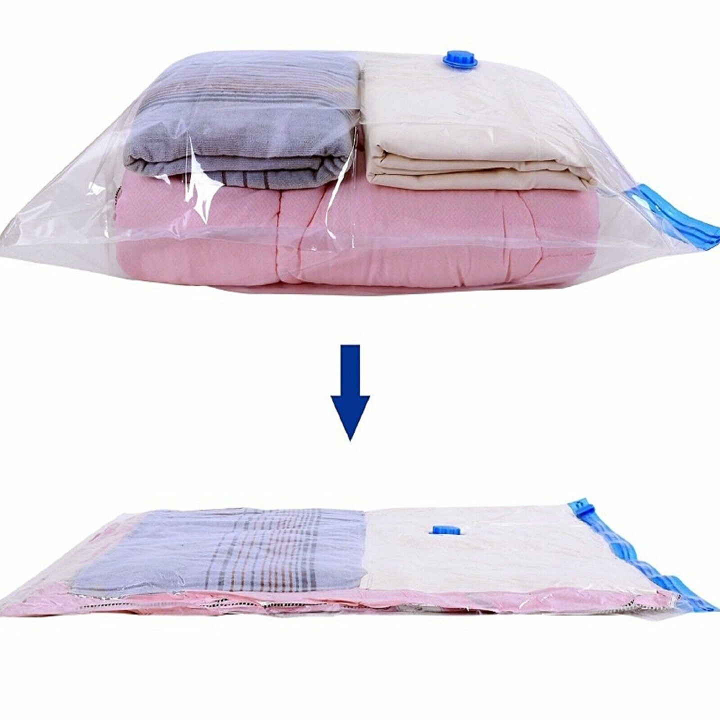 Transparent Compression Storage Bags