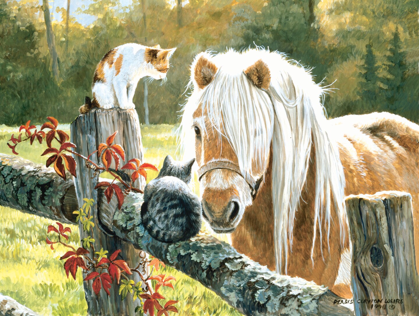 Sunsout Just Visiting 300 pc   Jigsaw Puzzle 51508