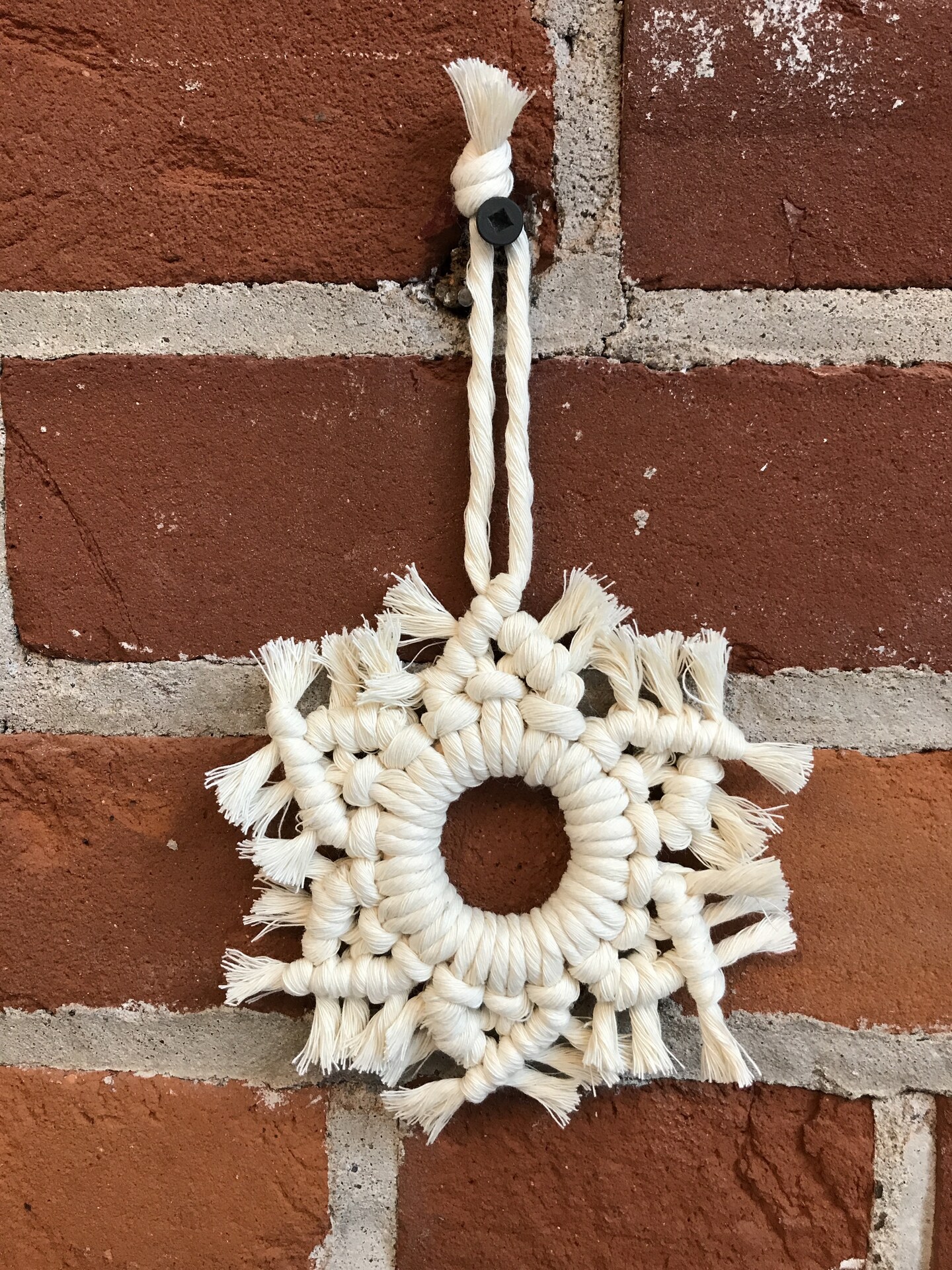 DIY snowflake Macrame Kit