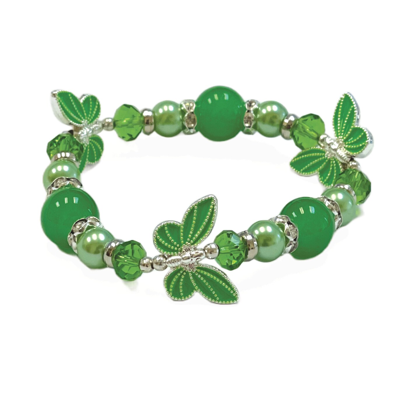 Emerald Butterfly selling Bracelet, Handmade Ladies Bracelet