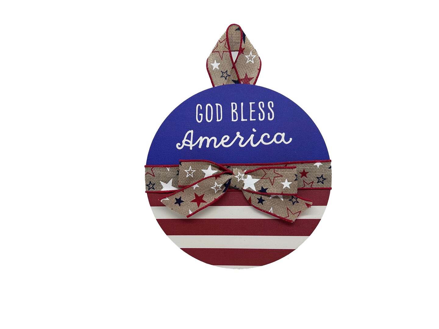 God Bless America Welcome Door Sign