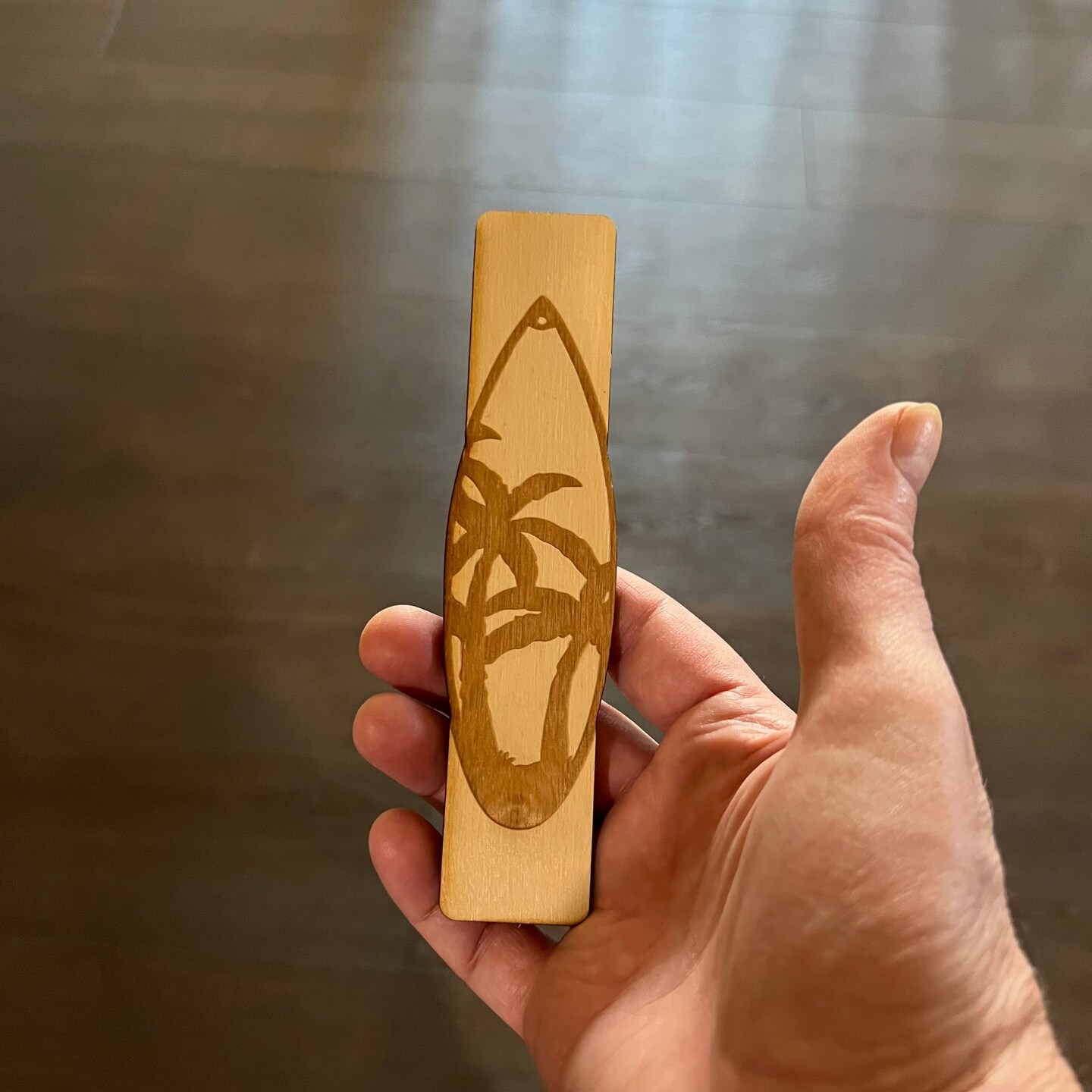 Bookmark - Palm Tree Surfboard - Bookmark