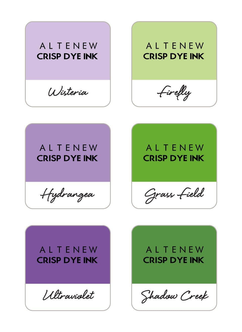 Blossom Branch 6 Crisp Dye Ink Mini Cube Set