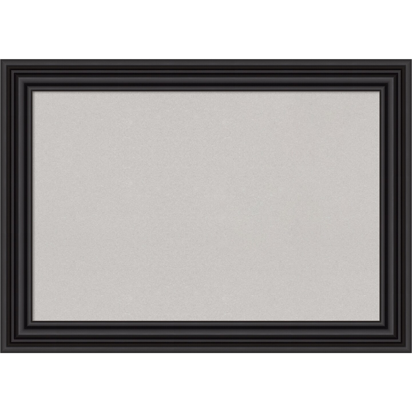 Colonial Black Framed Corkboard, Grey Cork