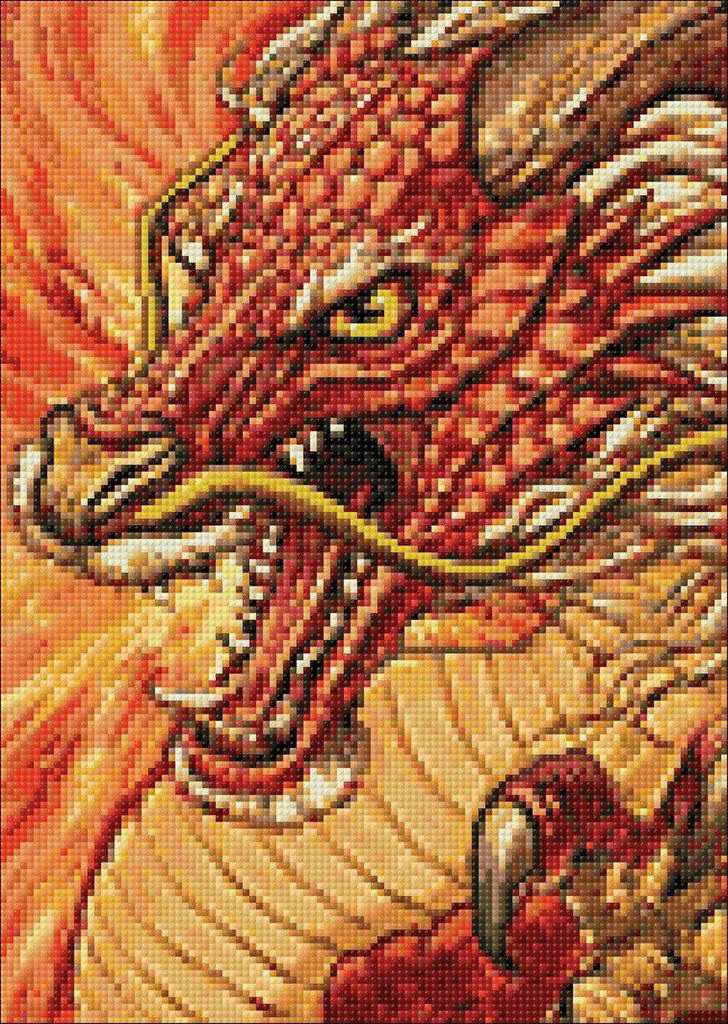 Chinese Dragon CS177 11.8 x 15.8 inches Crafting Spark Diamond Painting Kit