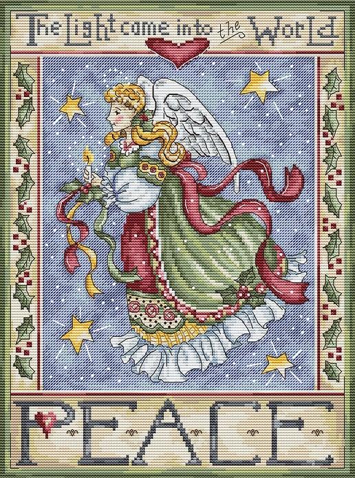 Counted Cross Stitch Kit Peace Angel Leti991