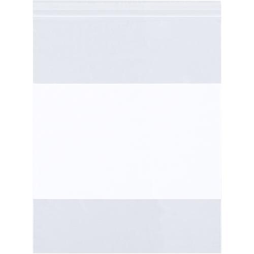 MyBoxSupply 4 x 5&#x22; - 2 Mil White Block Reclosable Poly Bags, 1000 Per Case