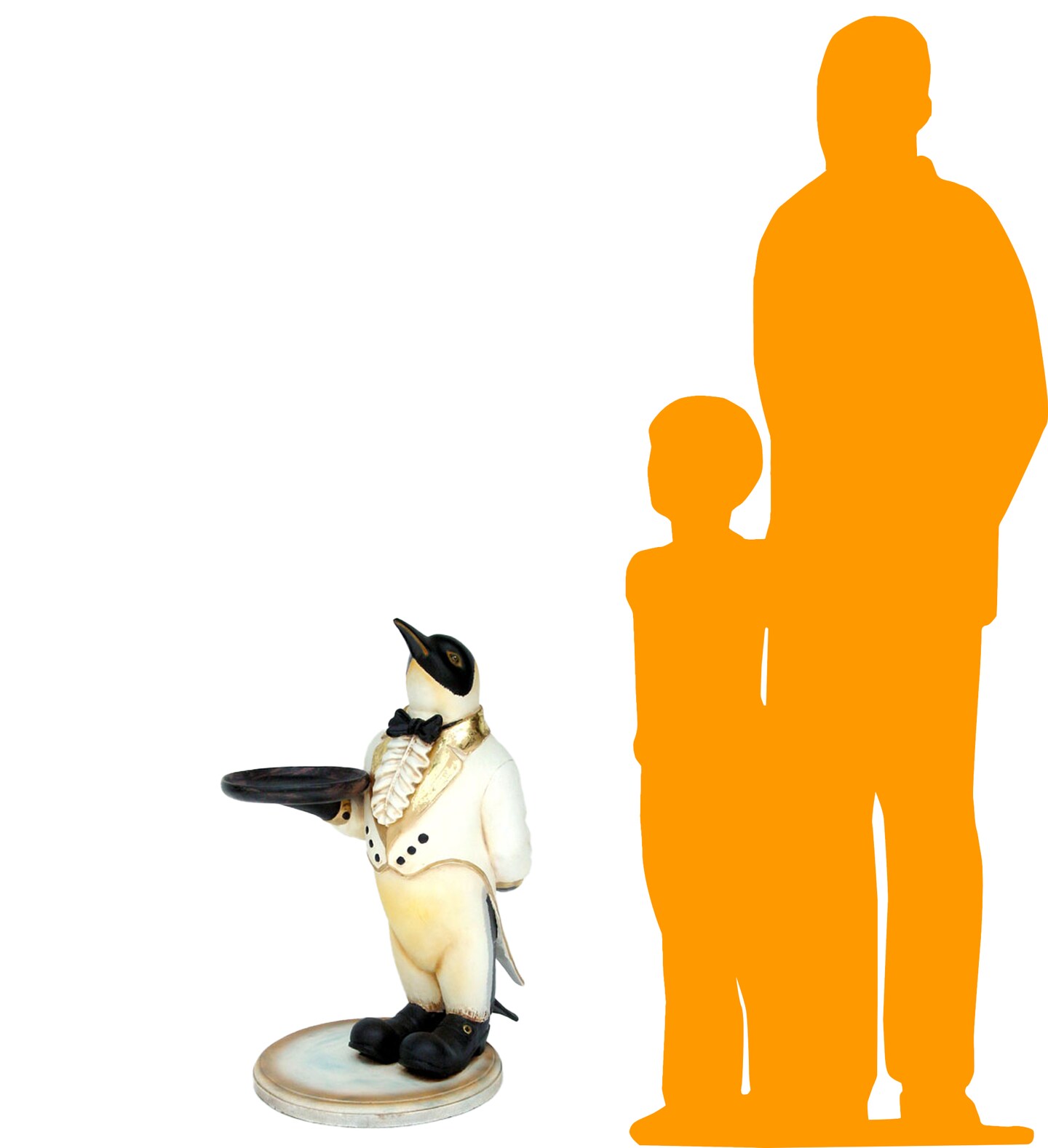 Penguin Butler Small Statue