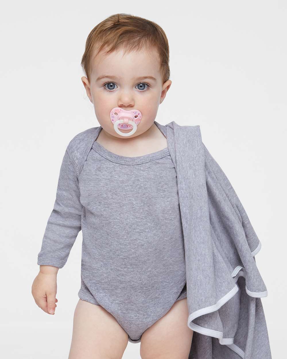 Rabbit Skins® Infant Fine Jersey Long Sleeve Bodysuit