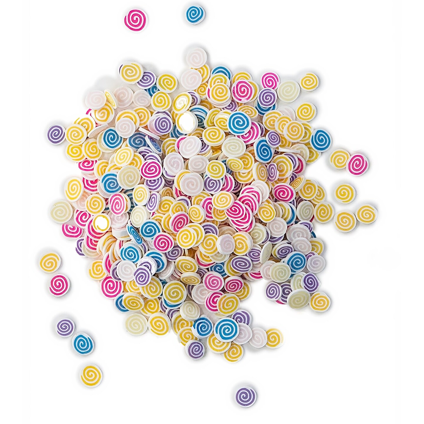 Buttons Galore and More Sprinkletz - Tiny Polymer Clay Embellishments - Spring Bundle 48 grams