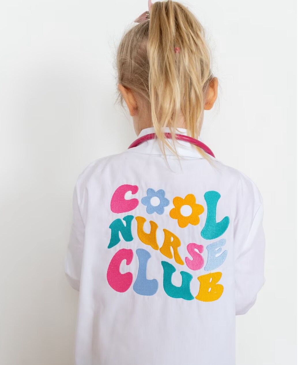 Personalized Kids Doctor Coat, Kids Doctor Clinic Lab Coat, Embroidered White Coat for kids, Kids Veterinarian Coat, Kids Doctor Costume product 4