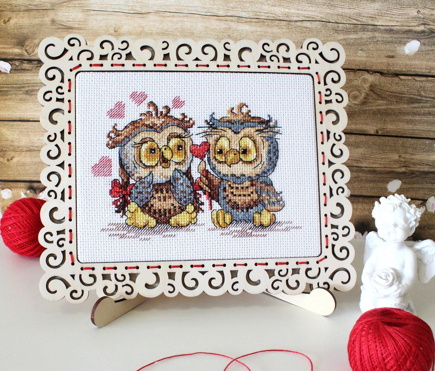 Love in the Air! SM-087  Counted Cross Stitch Kit
