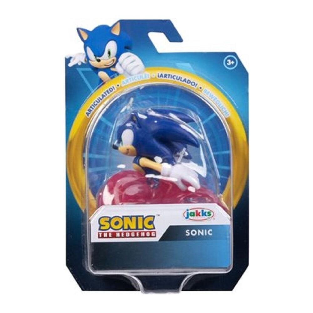Sonic The Hedgehog Mini-Figure 2.5-Inch Wave 14 Modern Running Sonic Toy