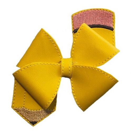 Pencil Vinyl Hair Bow