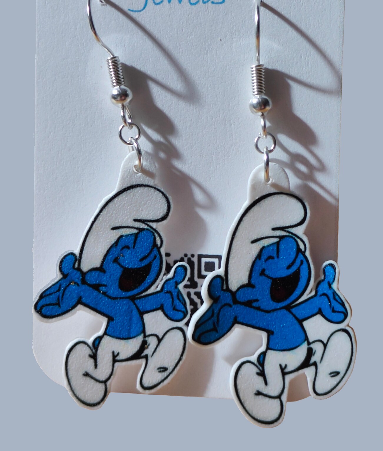 Smurfs Happy Fan Art Earrings | MakerPlace by Michaels