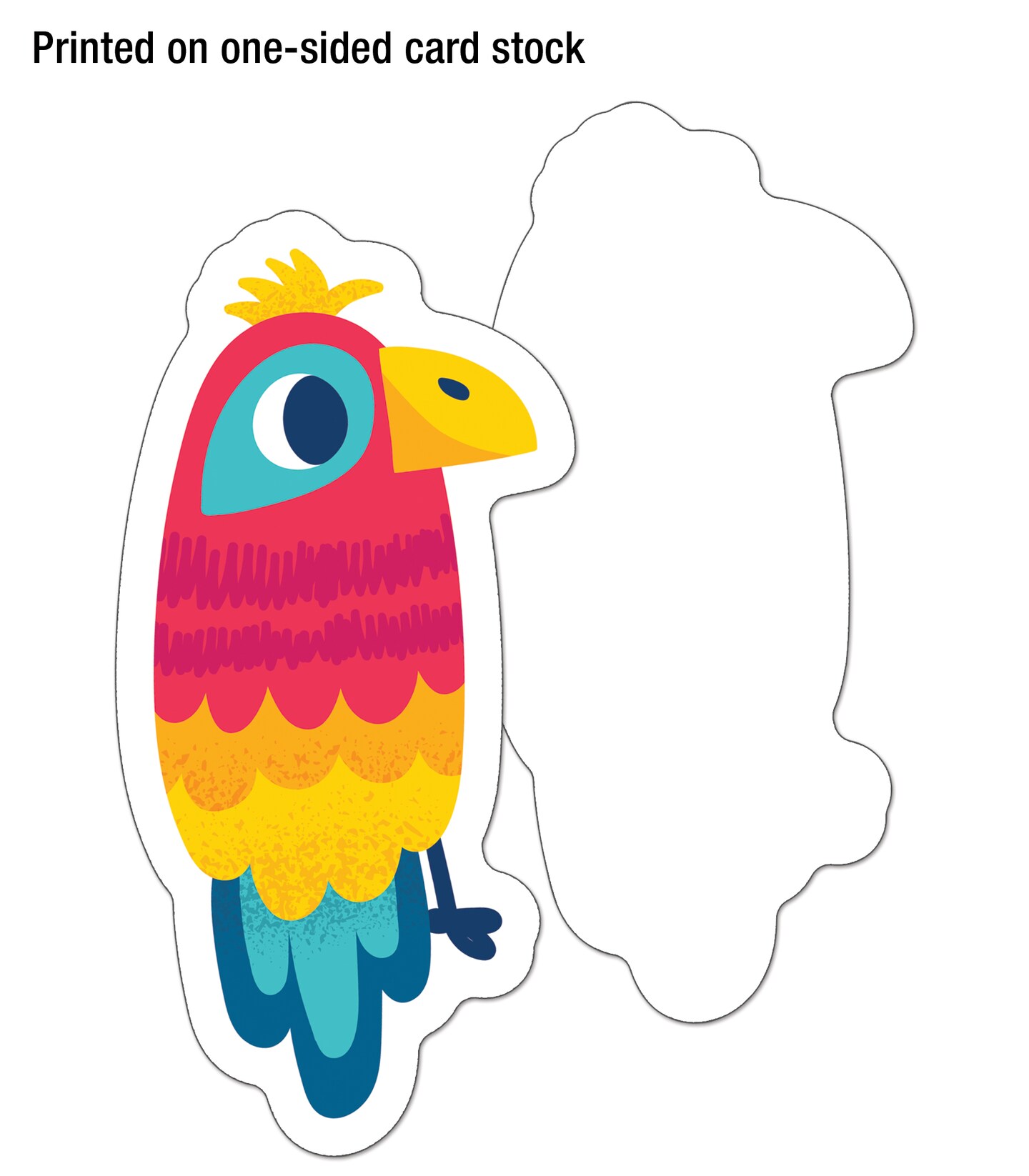 Carson Dellosa One World 36 Tropical Birds Cutouts, Colorful Parrot Cutouts for Classroom Luau Party Decorations, Tropical Bird Cutouts for Bulletin Board, Hawaiian Party Decorations &#x26; Classroom D&#xE9;cor