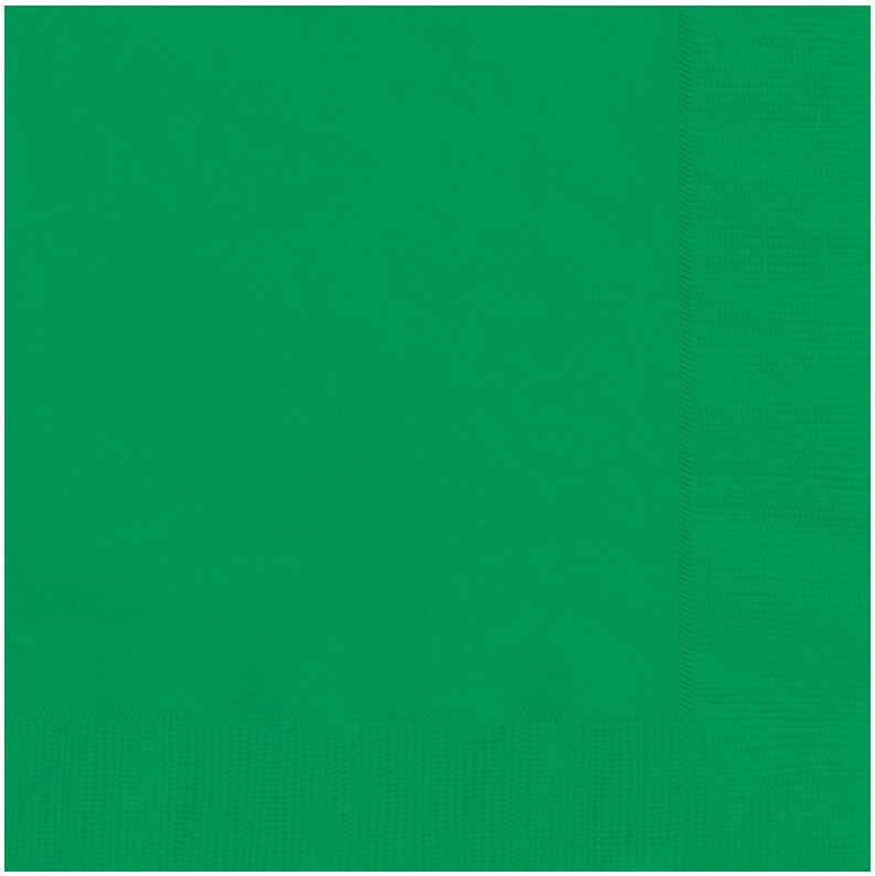 Emerald Green Solid Luncheon Napkins, 20ct