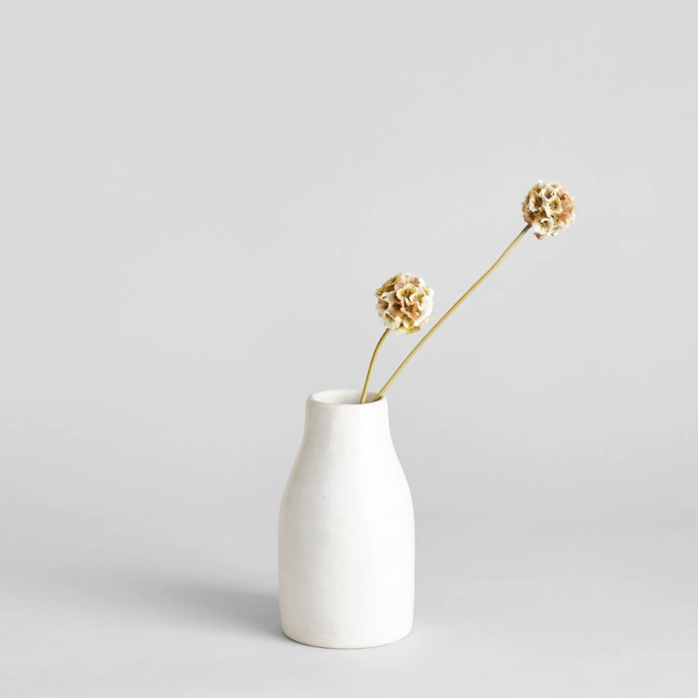 Summer EcoFaux Scabiosa Pincushion Artificial Flower by Bloomist