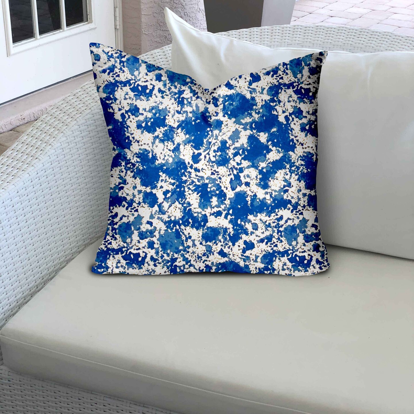 SANDY Indoor-Outdoor Soft Royal Pillow  12x12