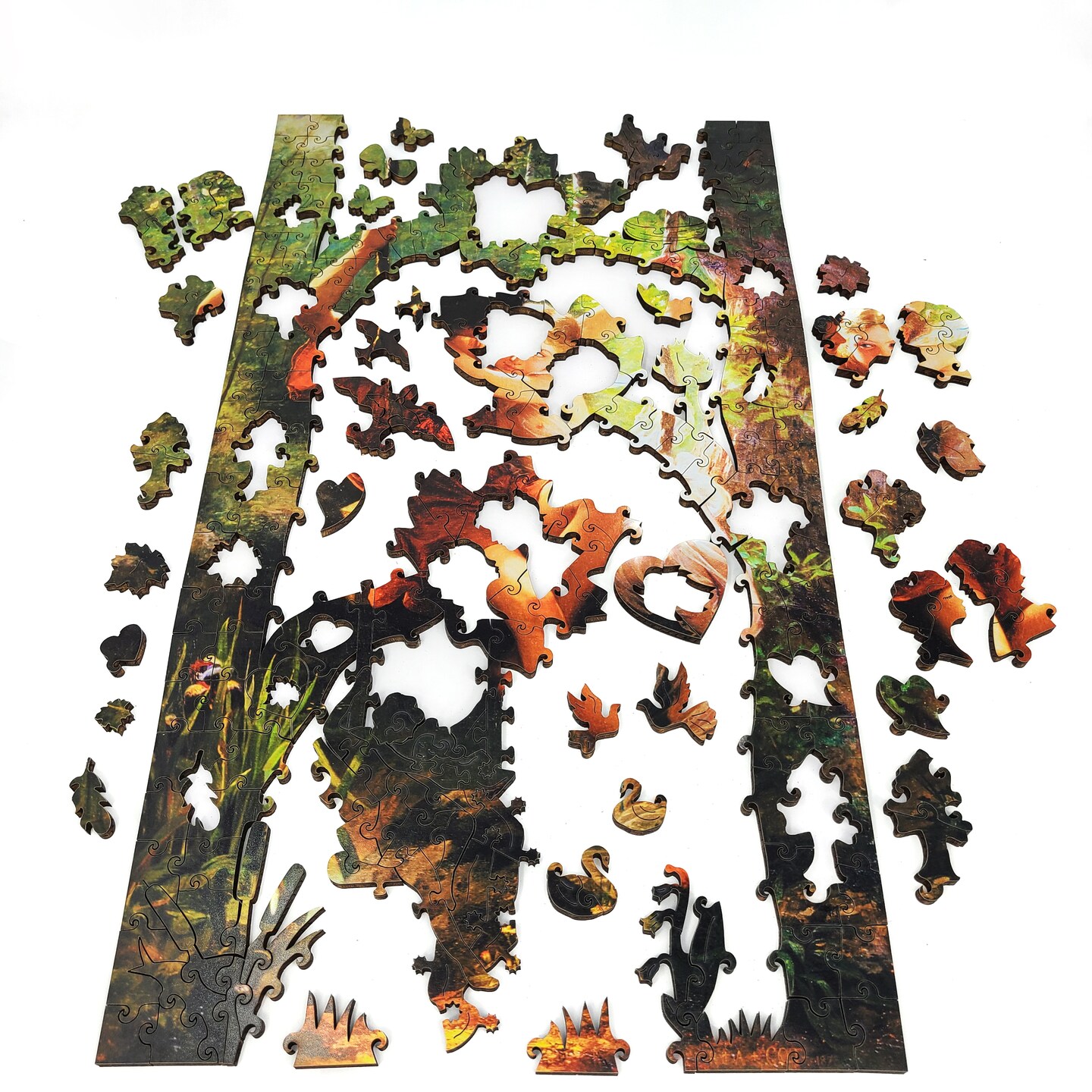 Wooden Jigsaw Puzzles for Adults - Uniquely Shaped Pieces - made