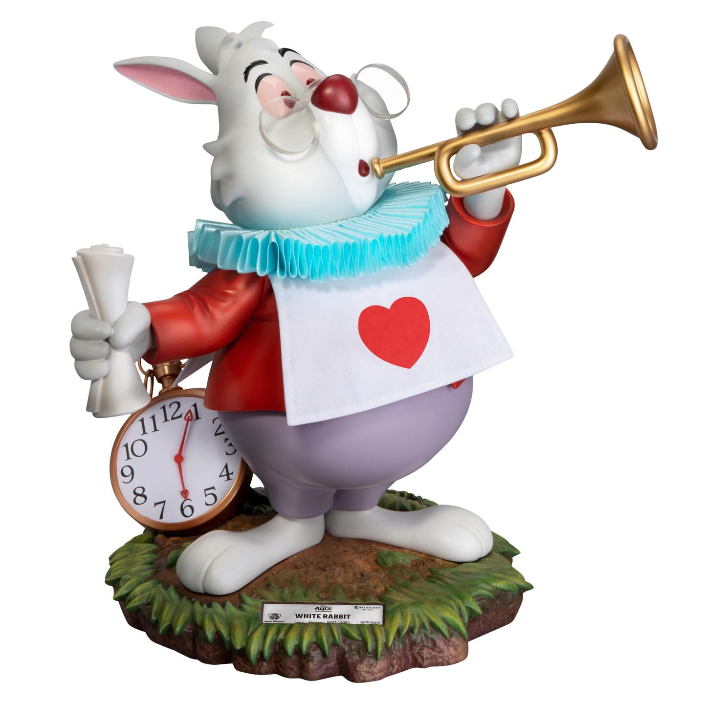 Alice In Wonderland Master Craft The White Rabbit Table Top Statue