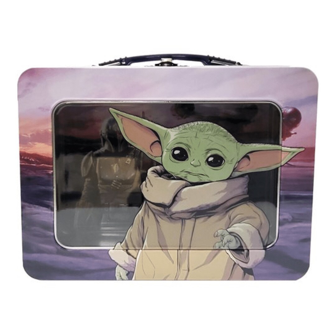 Tin Box Company Lunch Box Star Wars Baby Yoda Extra Large