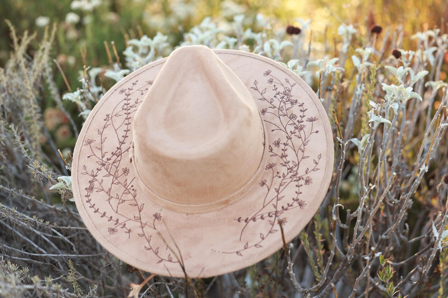 Boho Style Fedora Hat “Wildflowers” | MakerPlace by Michaels