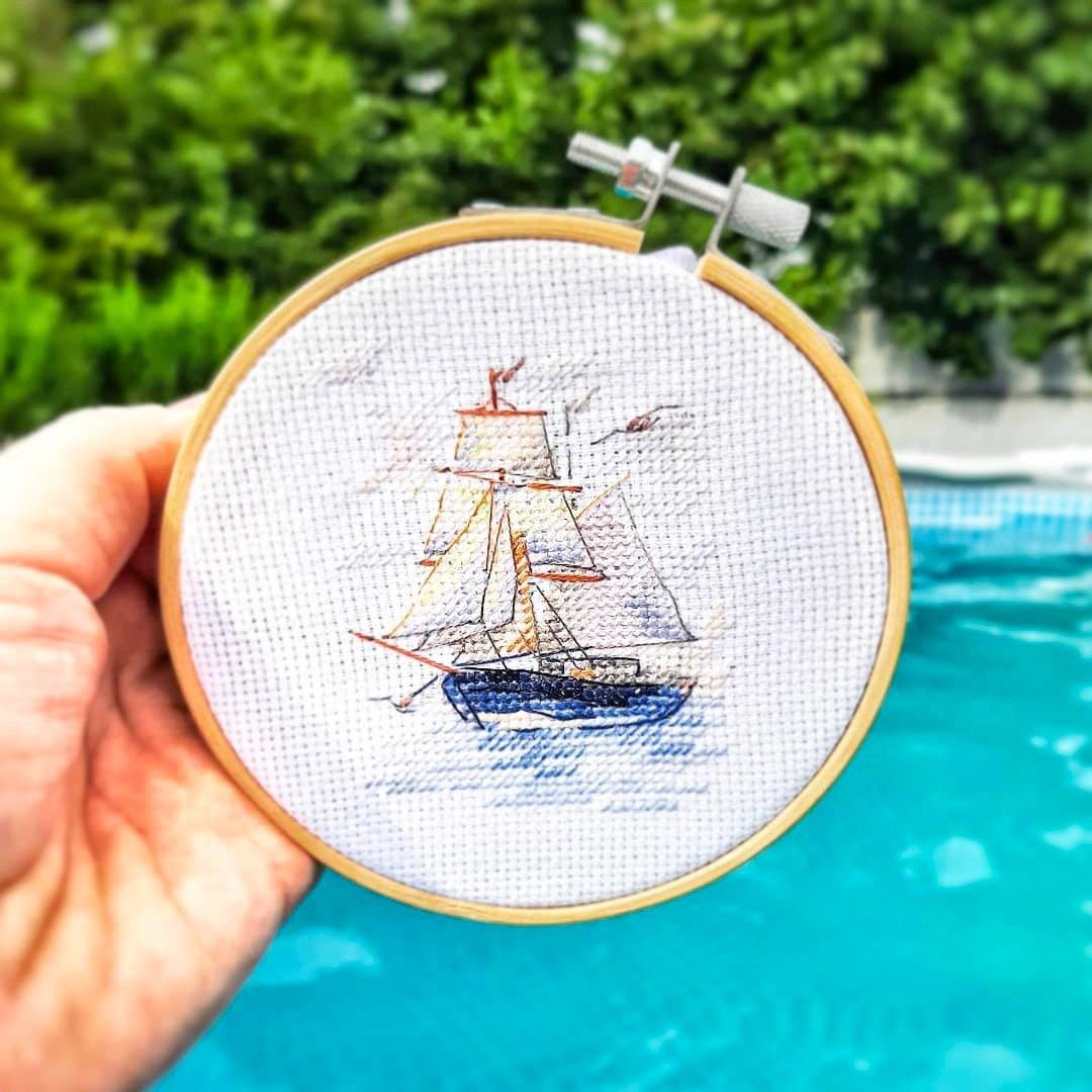 Sailing Ship 0-222 Counted Cross-Stitch Kit