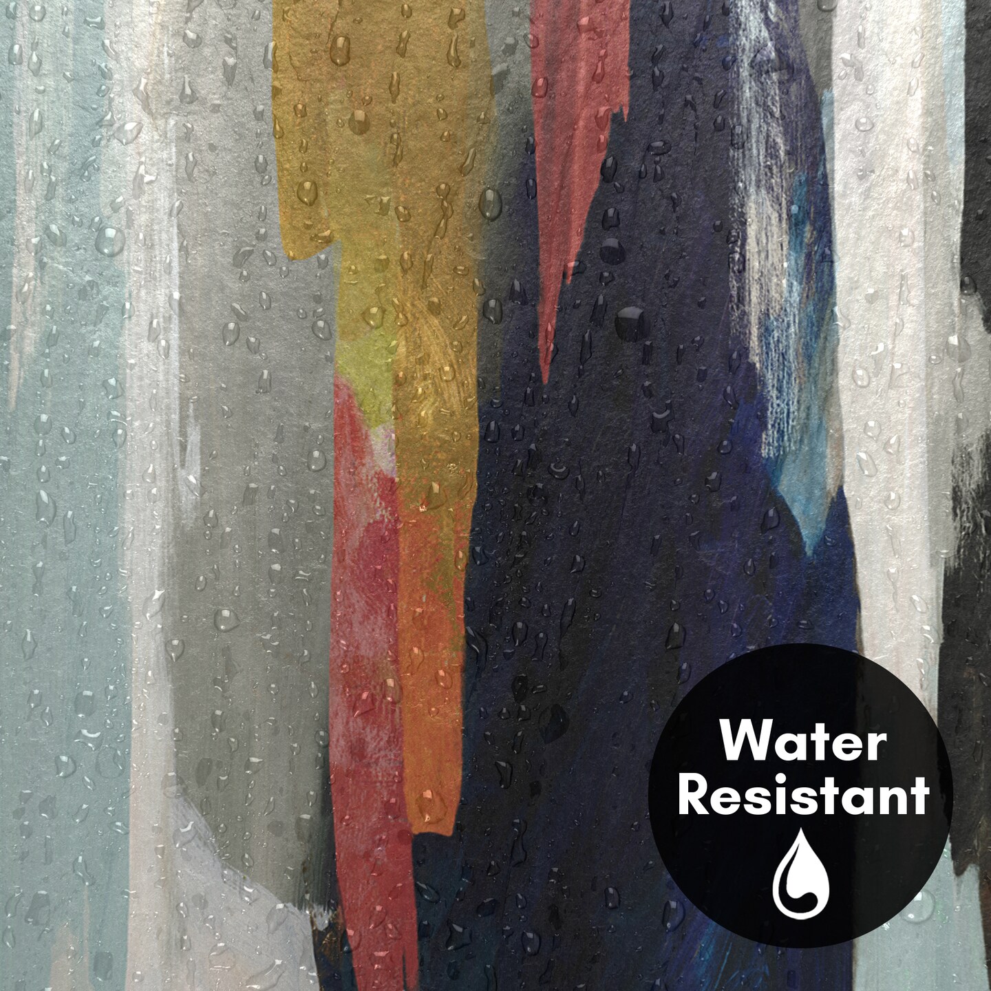 Americanflat 71&#x22; x 74&#x22; Shower Curtain, Somber by PI Creative Art