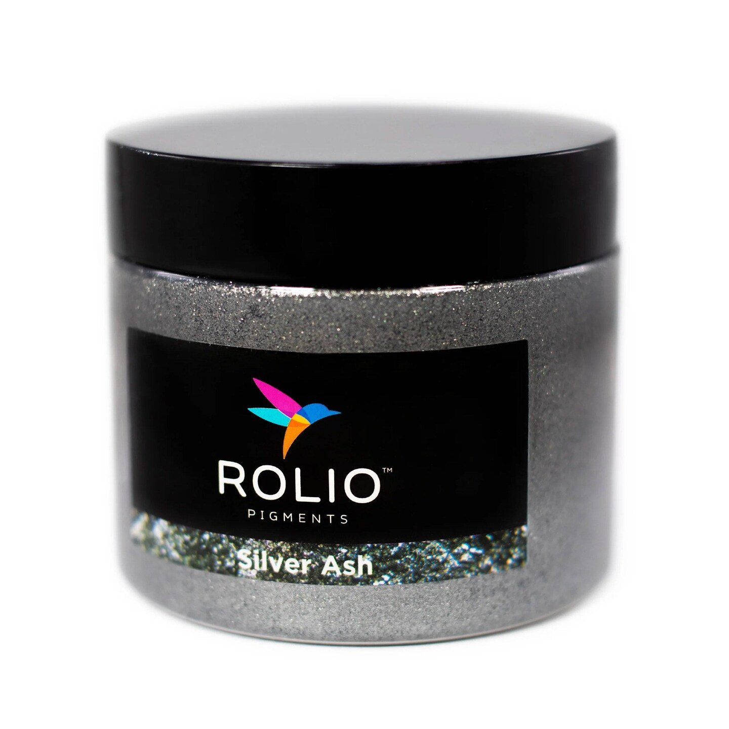 Rolio - 1 Jar Mica Powder (Silver Ash) - 50g / 1.8 oz