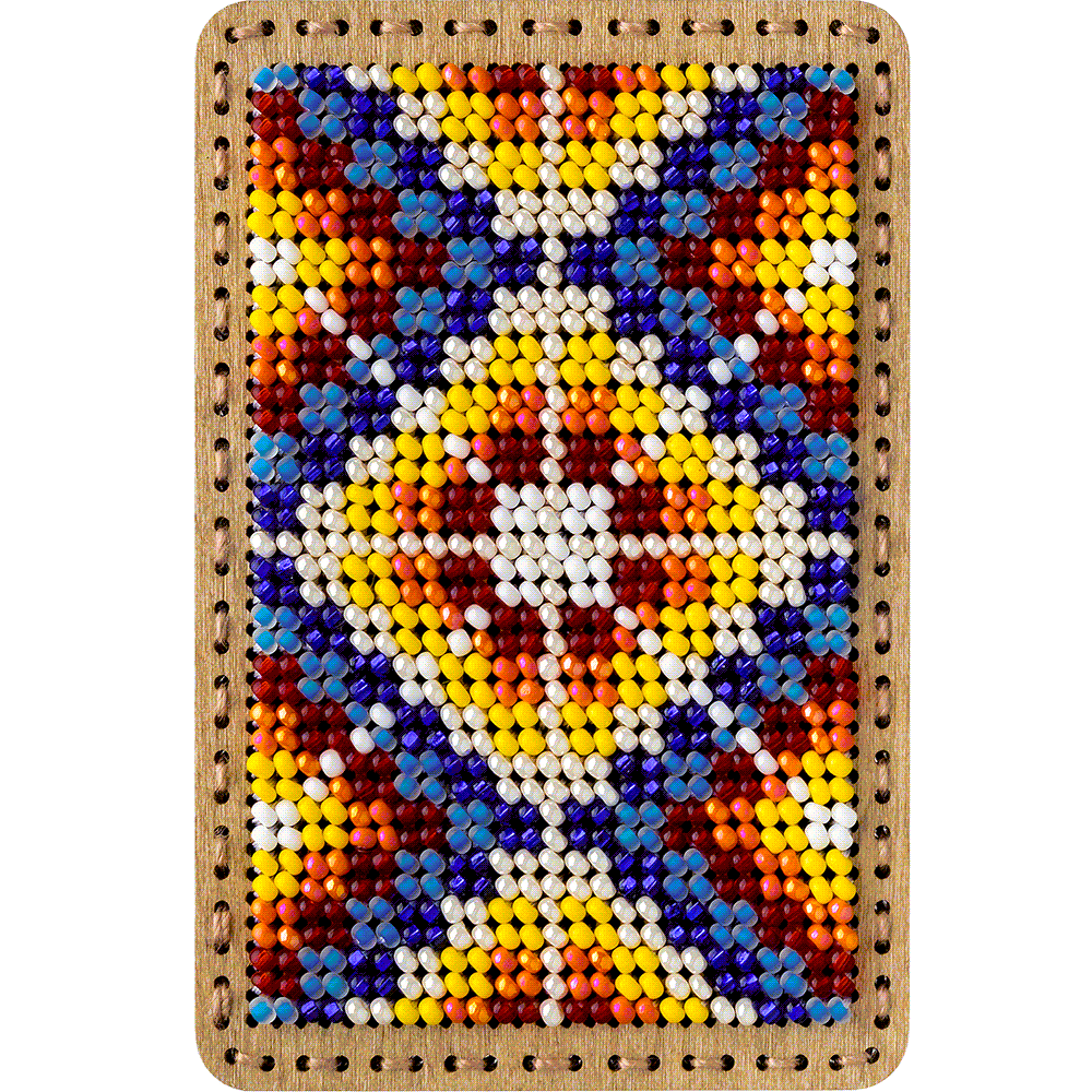 Bead Embroidery Kit for creating a needle box