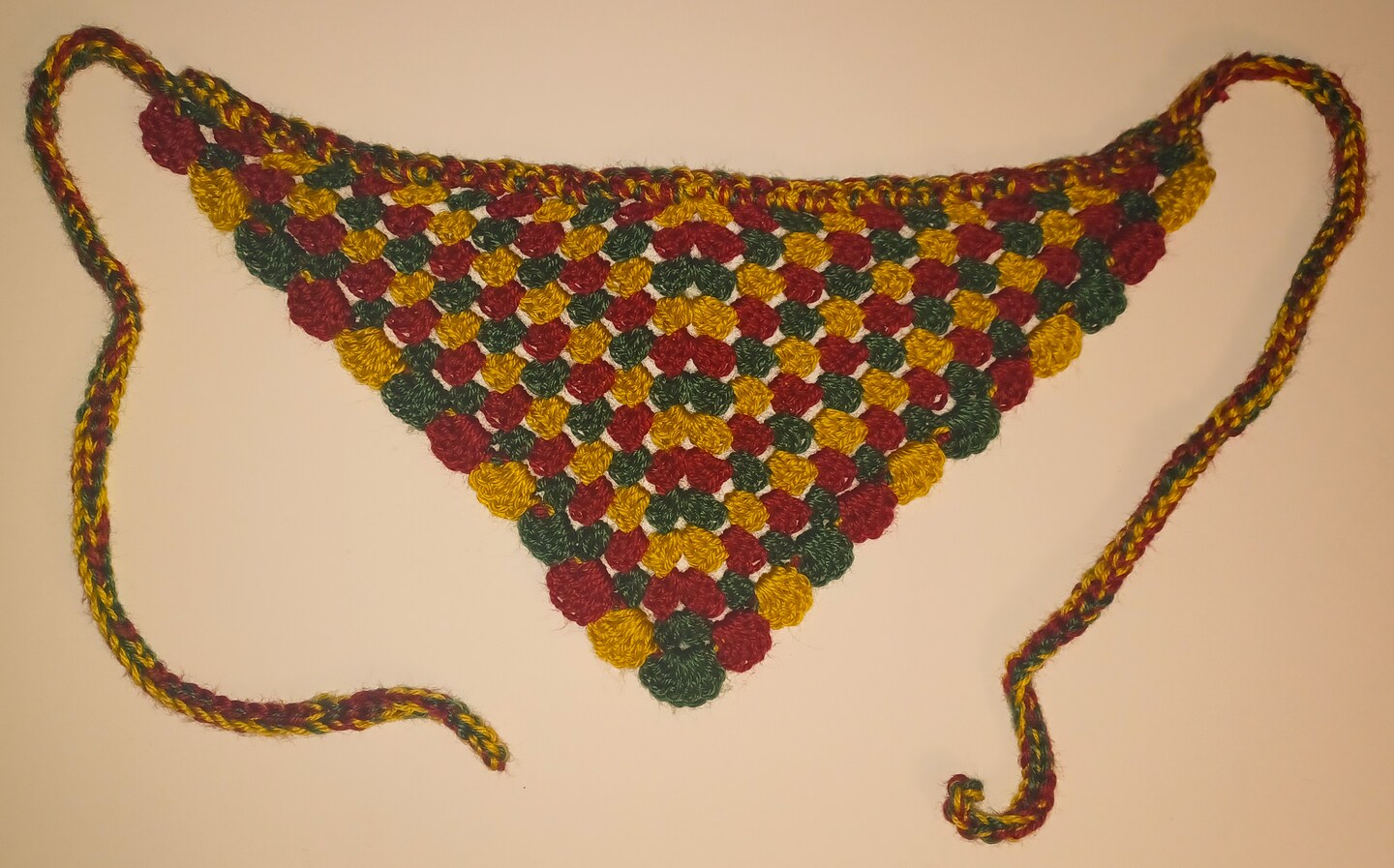 Crochet Team Spirit Bandana. MakerPlace by Michaels