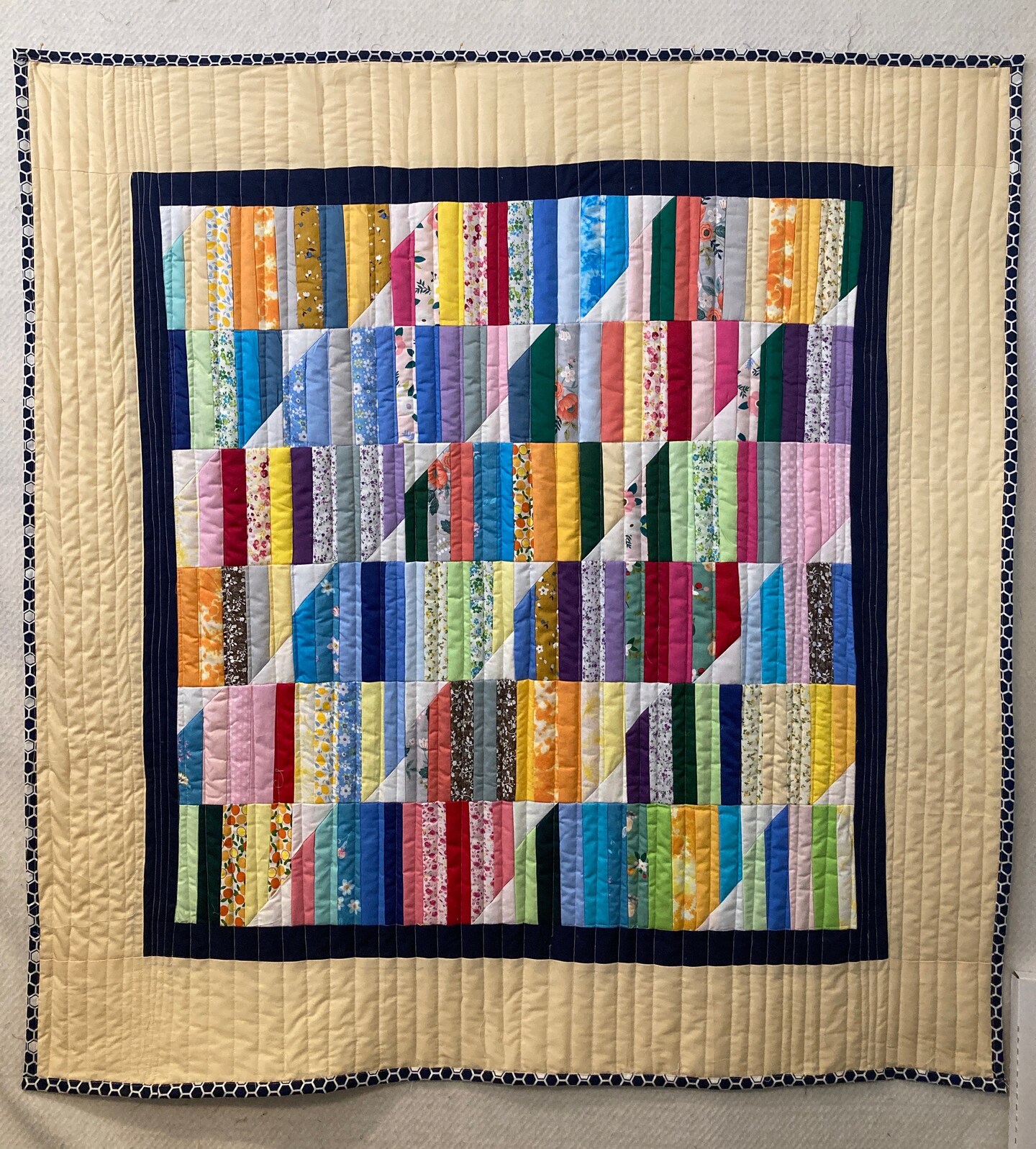 Scrappy Throw Quilt sale