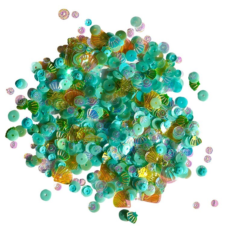 Buttons Galore Loose Sequin Assortments for Craft - 5,000 Pieces 45 Grams