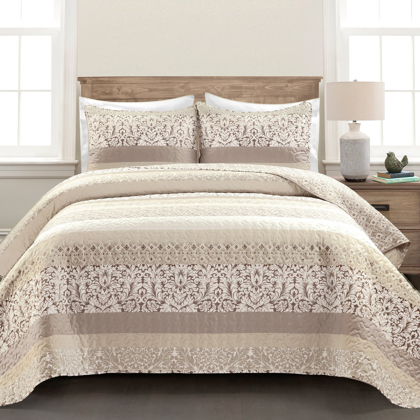 Boho 3 piece king Quilt Set buy