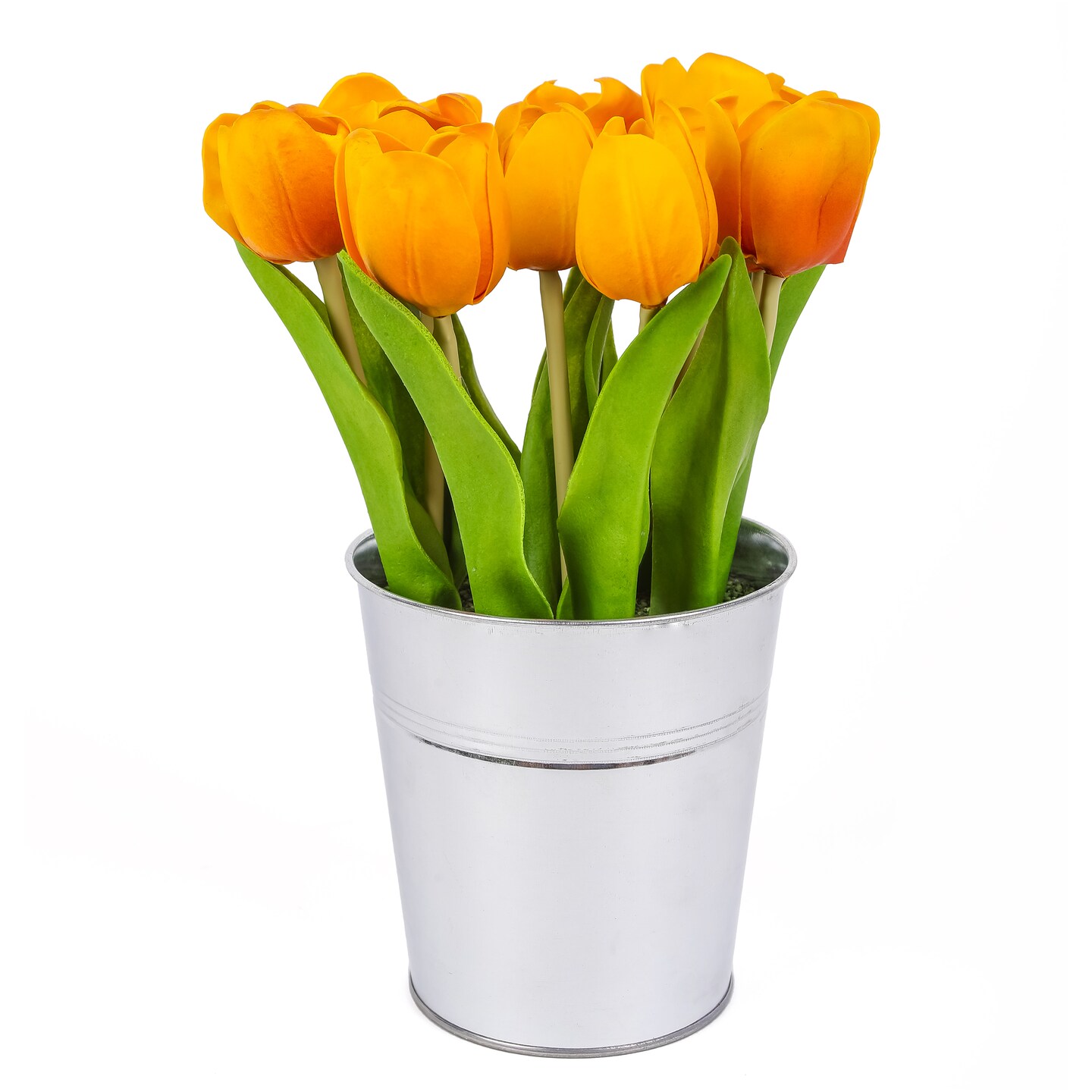 9&#x22; Orange Tulip Bouquet
