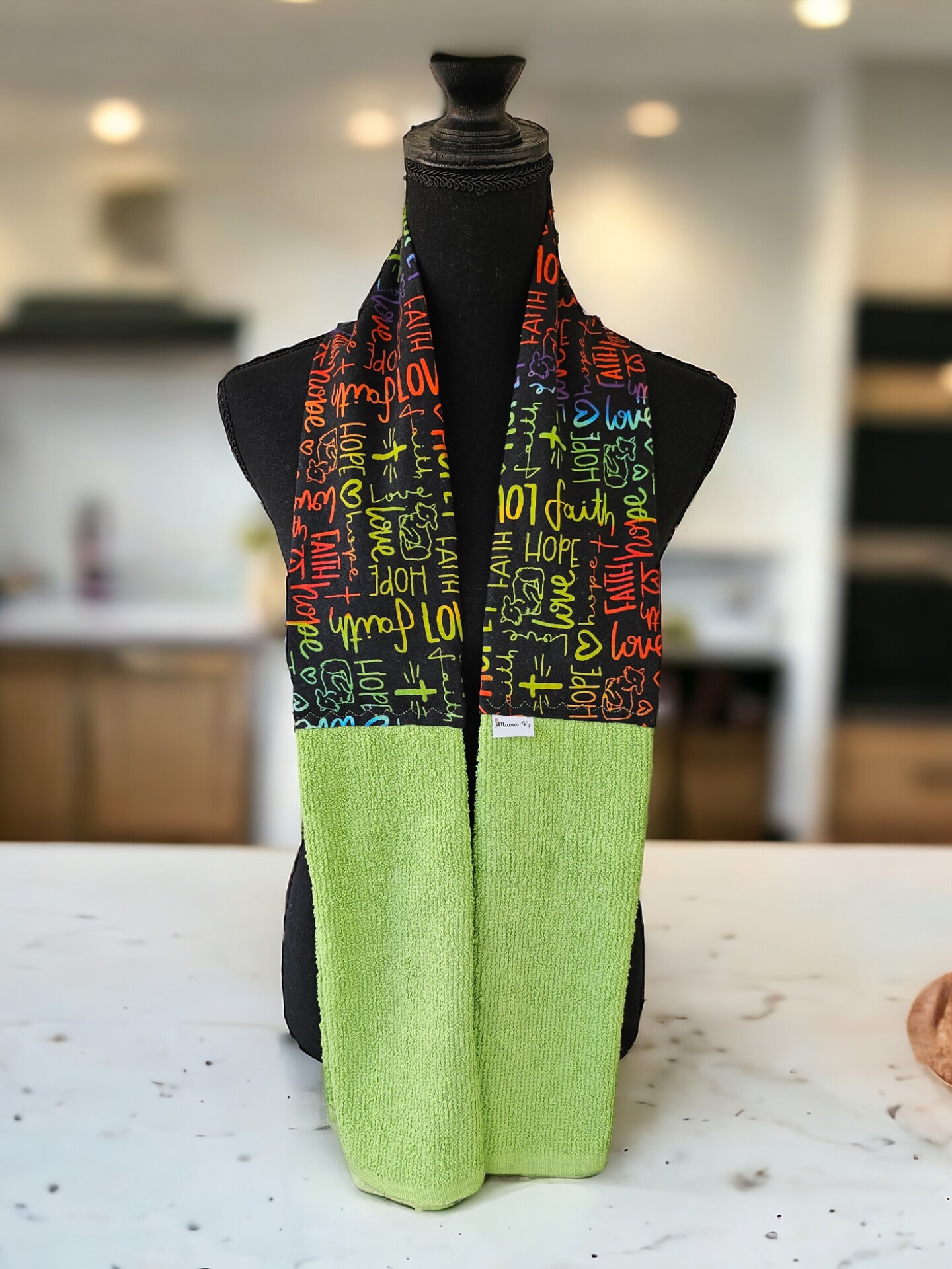 Religious Easter Kitchen Boa, Faith Kitchen Boa, Neck Towel, Baker's