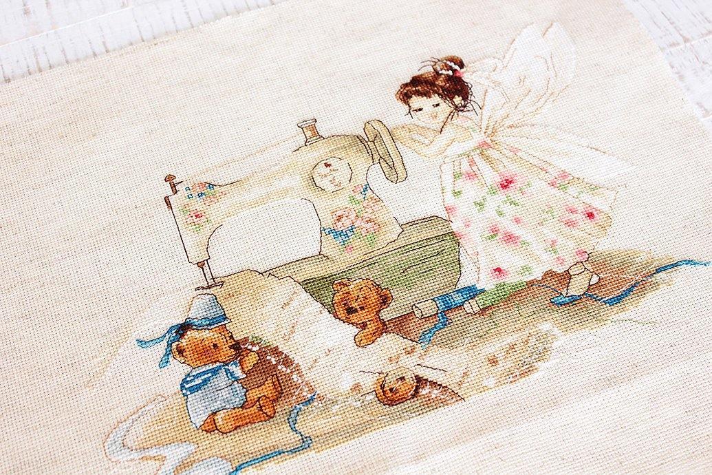 The Fairy-Needlewoman B1116L Counted Cross-Stitch Kit