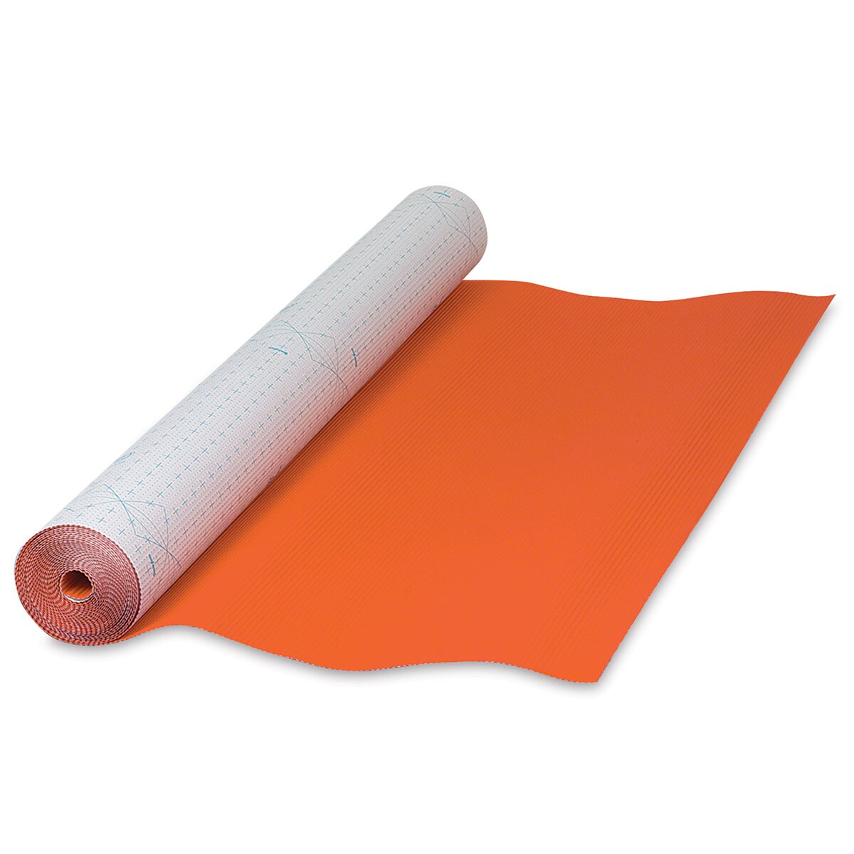 Corrugated Paper - 48&#x22; x 25 ft, Orange, Roll
