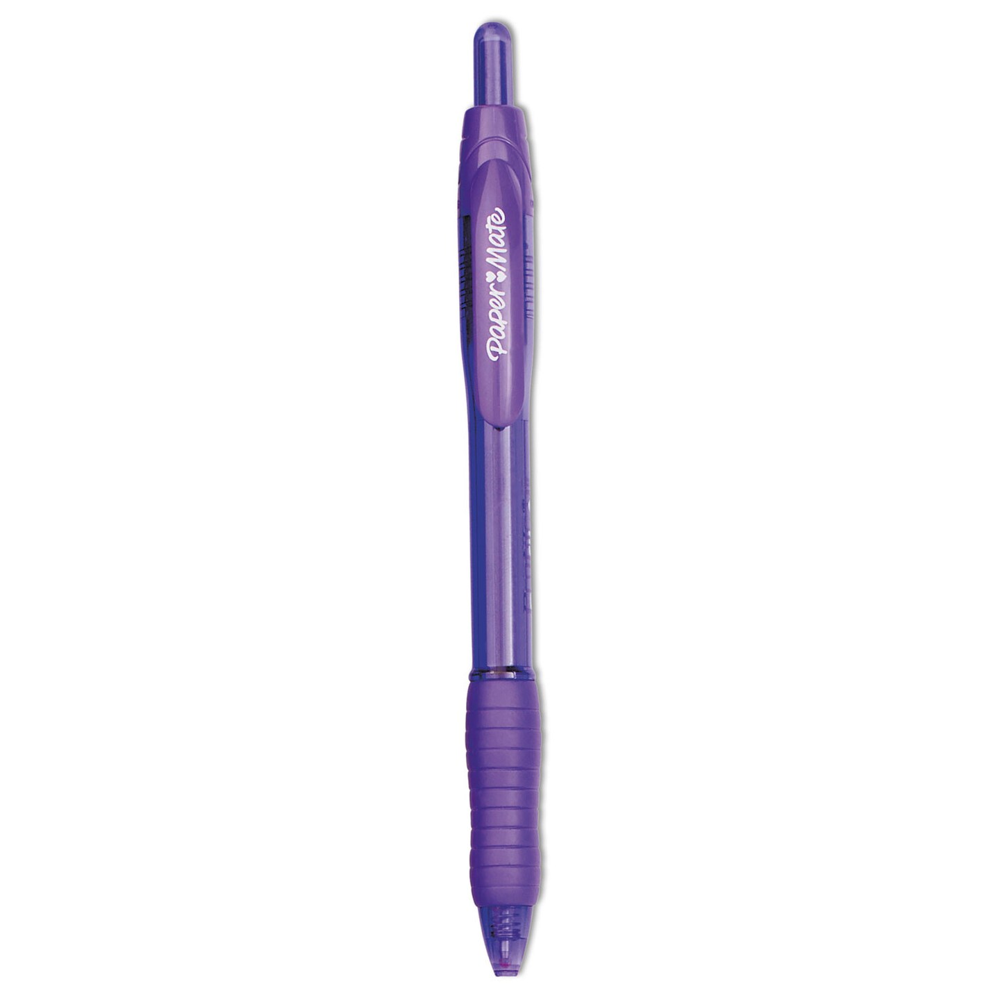 Papermate Profile Retractable Ballpoint Pen, Bold 1.4mm, Purple Ink/Barrel, Dozen