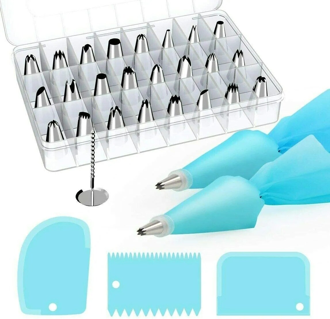 108 Pcs Cake Turntable Cake Stand Cake Decorating Supplies Kit Baking Tools