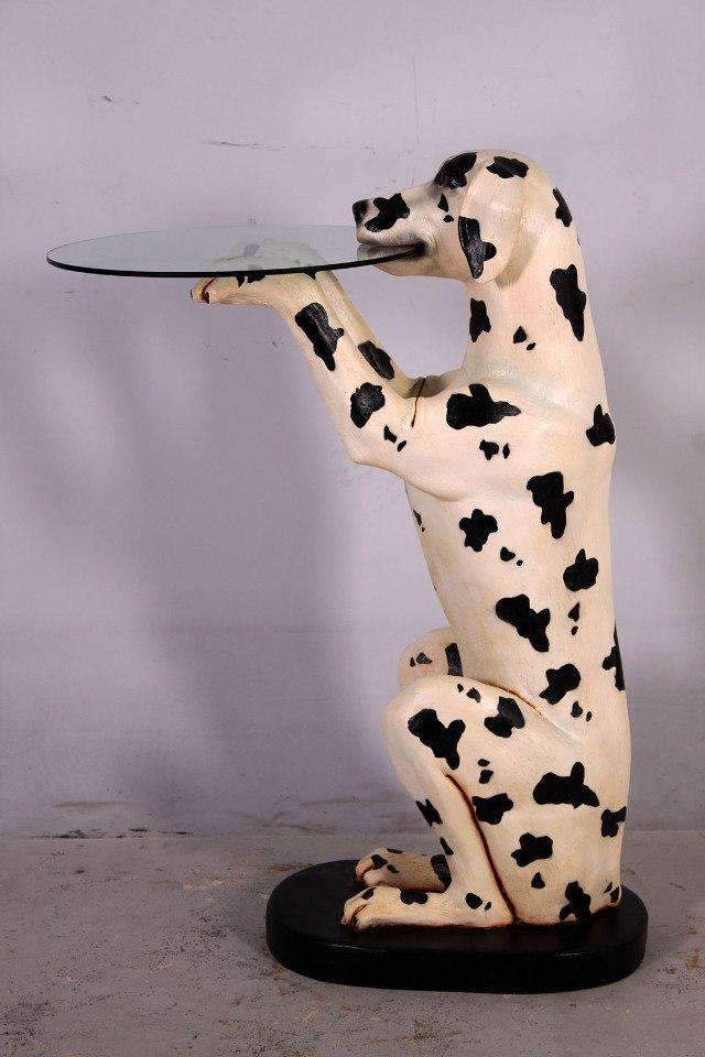 Dalmatian Butler Life Size Statue