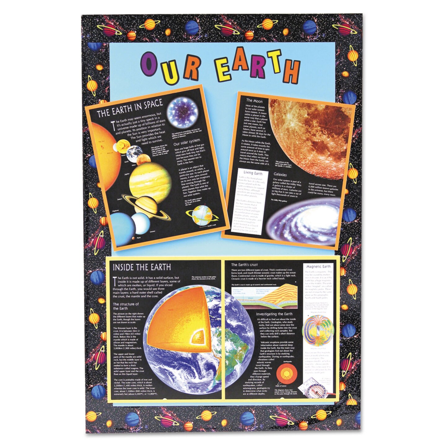 Fome-Cor Pro Foam Board, CFC-Free Polystyrene, 20 x 30, Black Surface and Core, 10/Carton