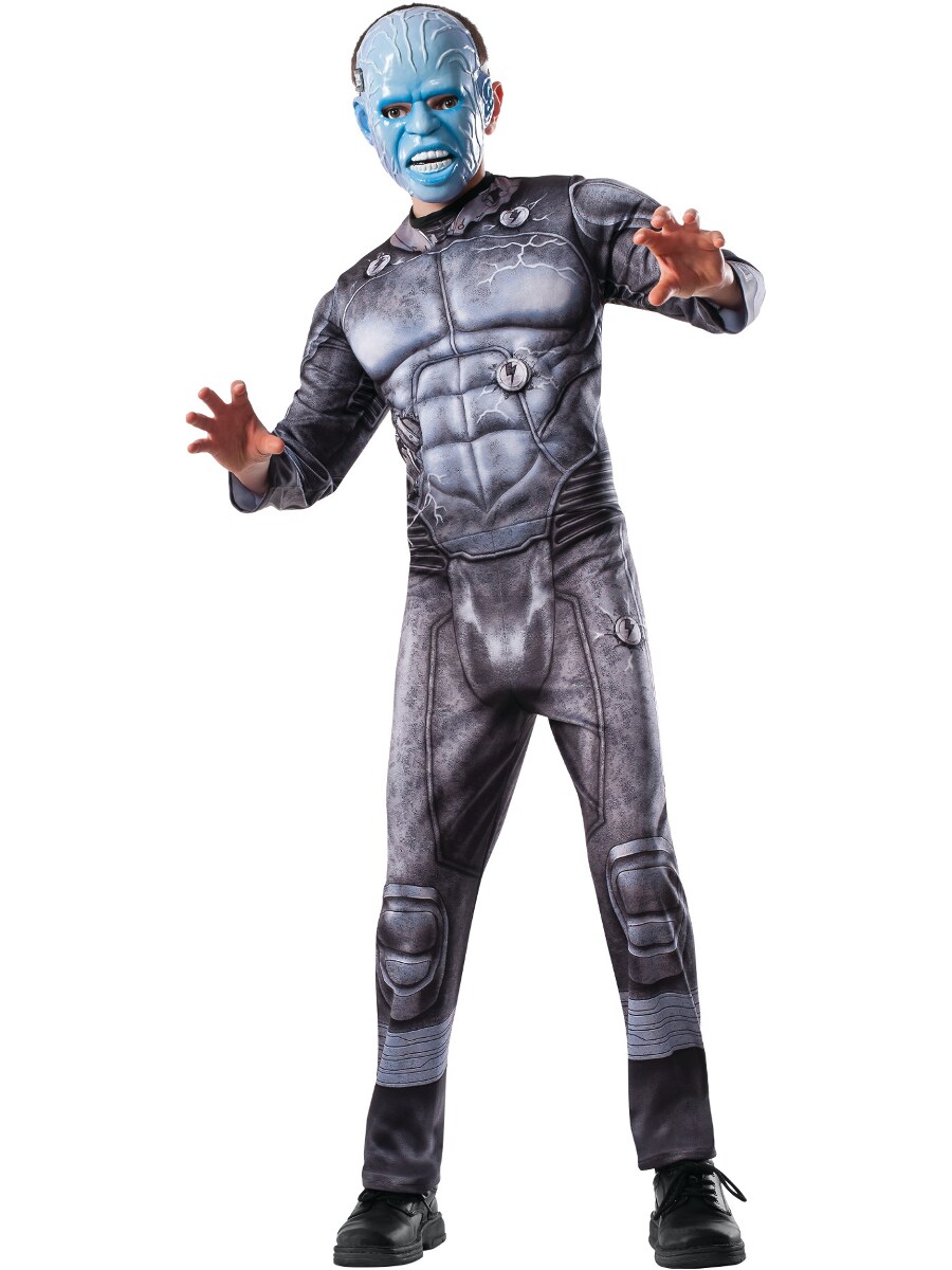 Child&#x27;s Marvel Comics Deluxe The Amazing Spiderman Electro Costume