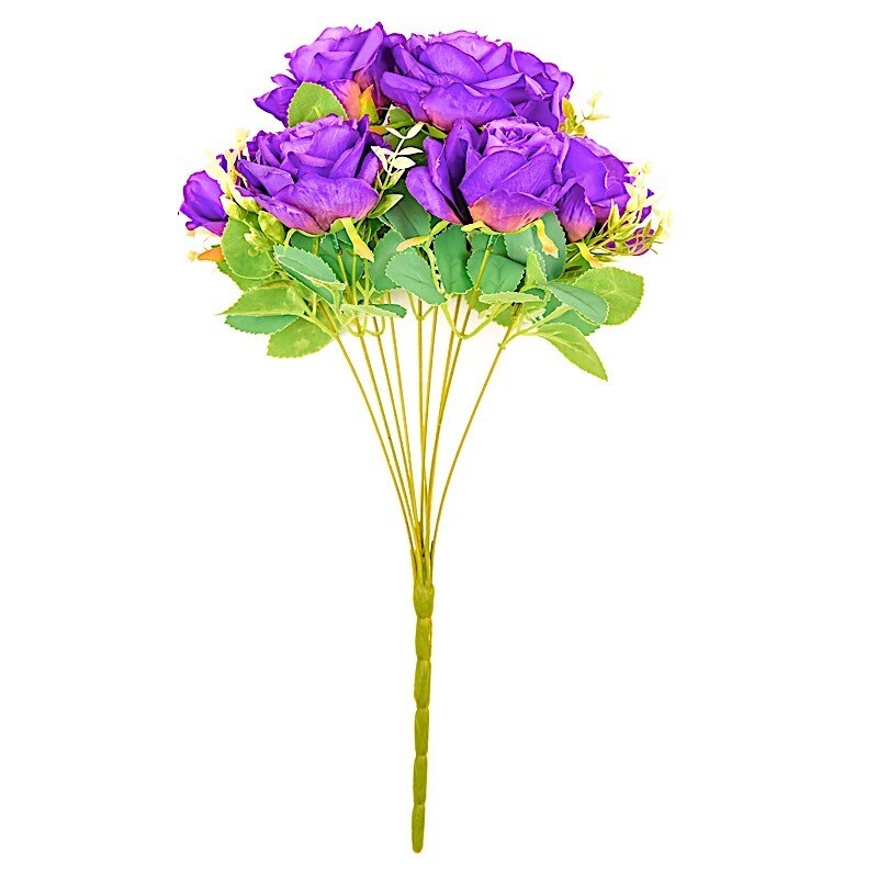 2 Bushes 18" Artificial Faux Silk Rose Flowers Michaels