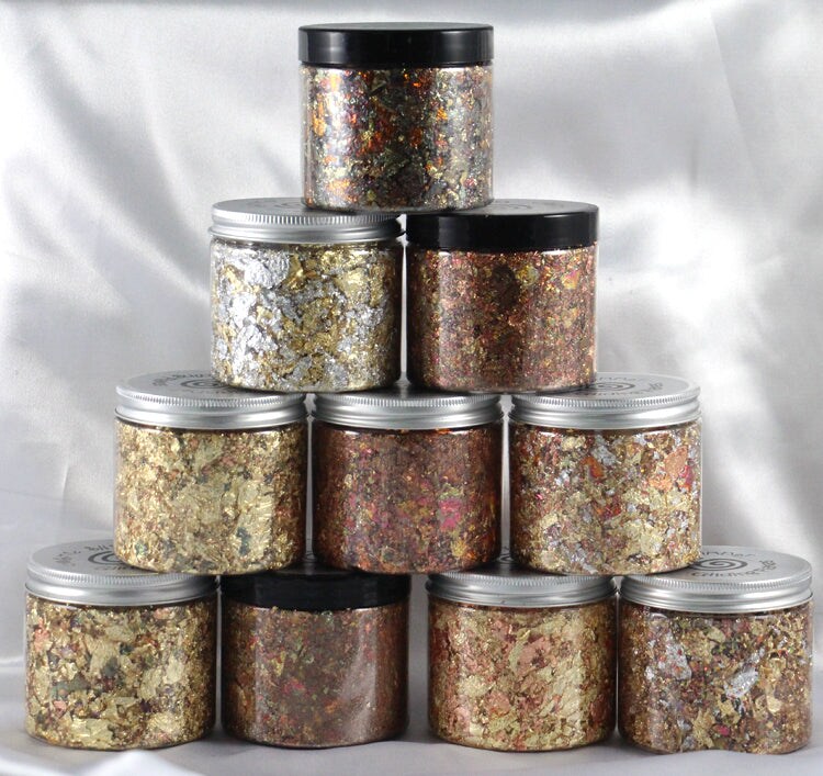 Cosmic Shimmer  Gilding Flakes 100ml - Summer Meadow